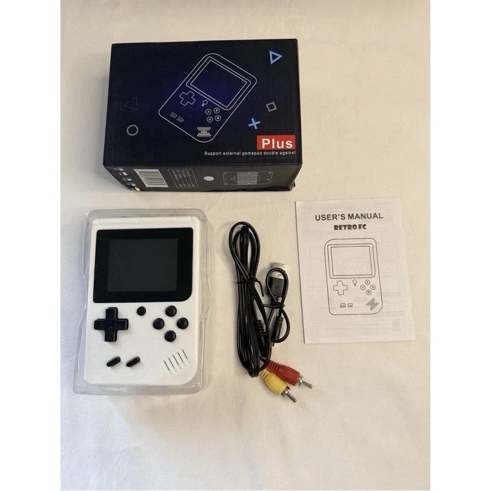 Game Box Plus Handheld Retro Console 400 Games Built-In Portable Player